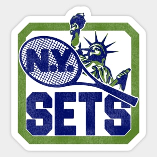 New York Sets Defunct 70s Tennis Team Sticker